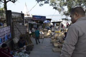 Uzan Bazar Ferry Ghat Market